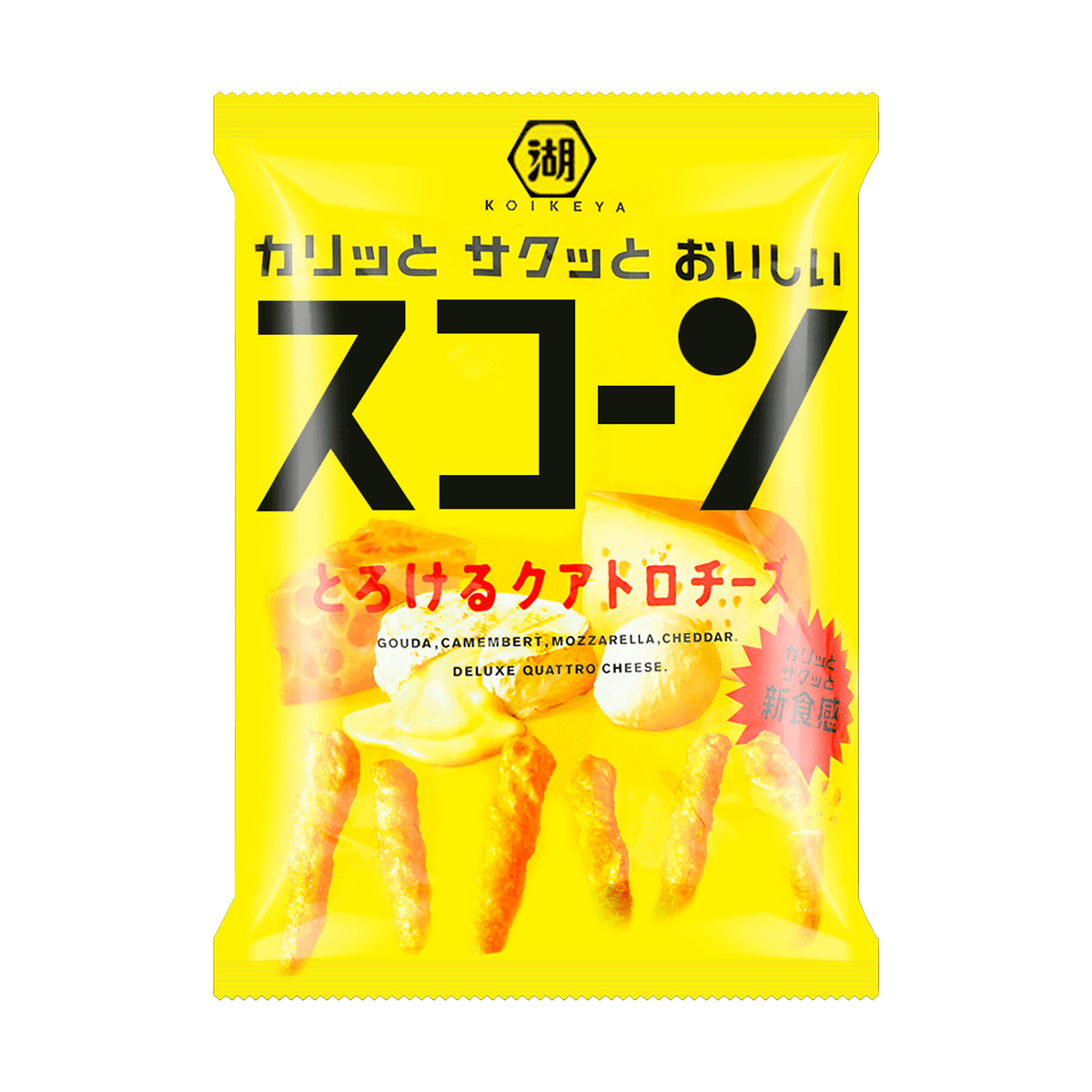 Koikeya Quattro Cheese Corn Puffs