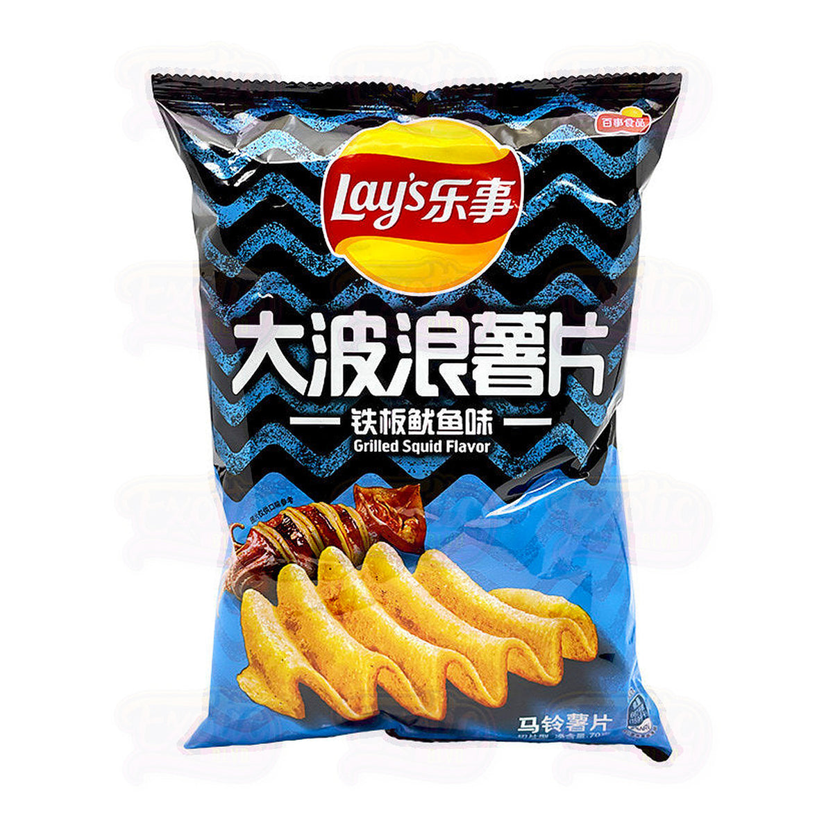 Lay's Wavy Grilled Squid