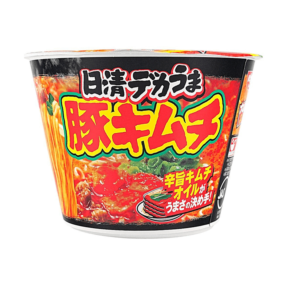 Nissin Dekauma Buta Kimchi Ramen