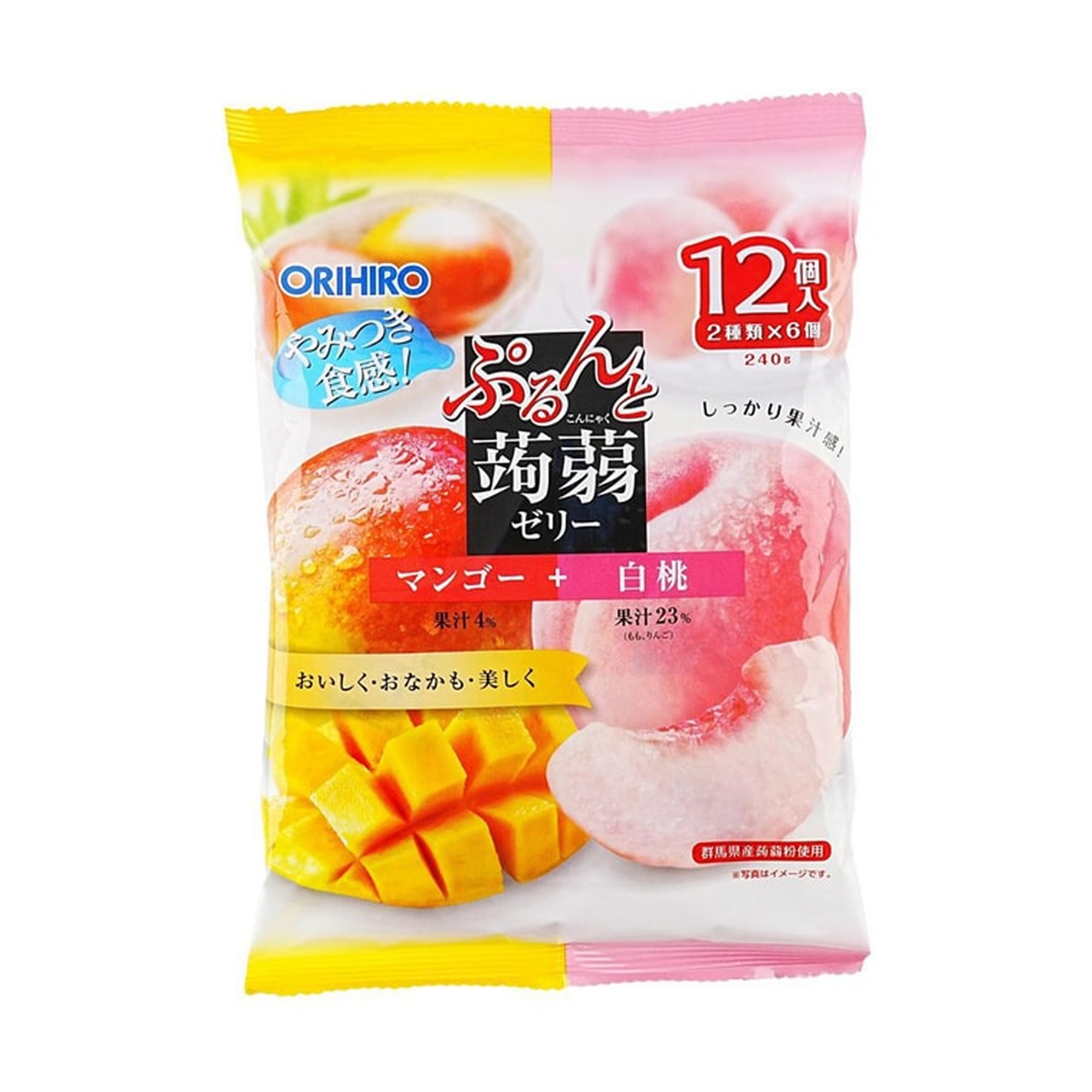 ORIHIRO Konjac Mango & White Peach Jelly