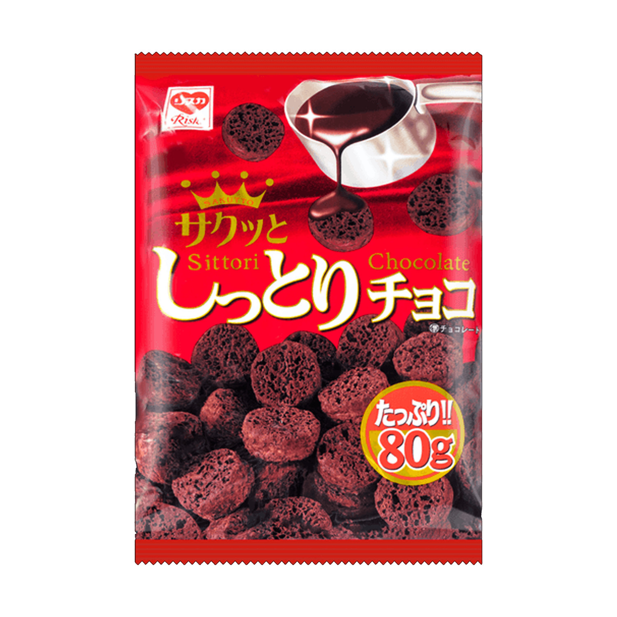 Riska Shittori Crispy Chocolate Corn Snack