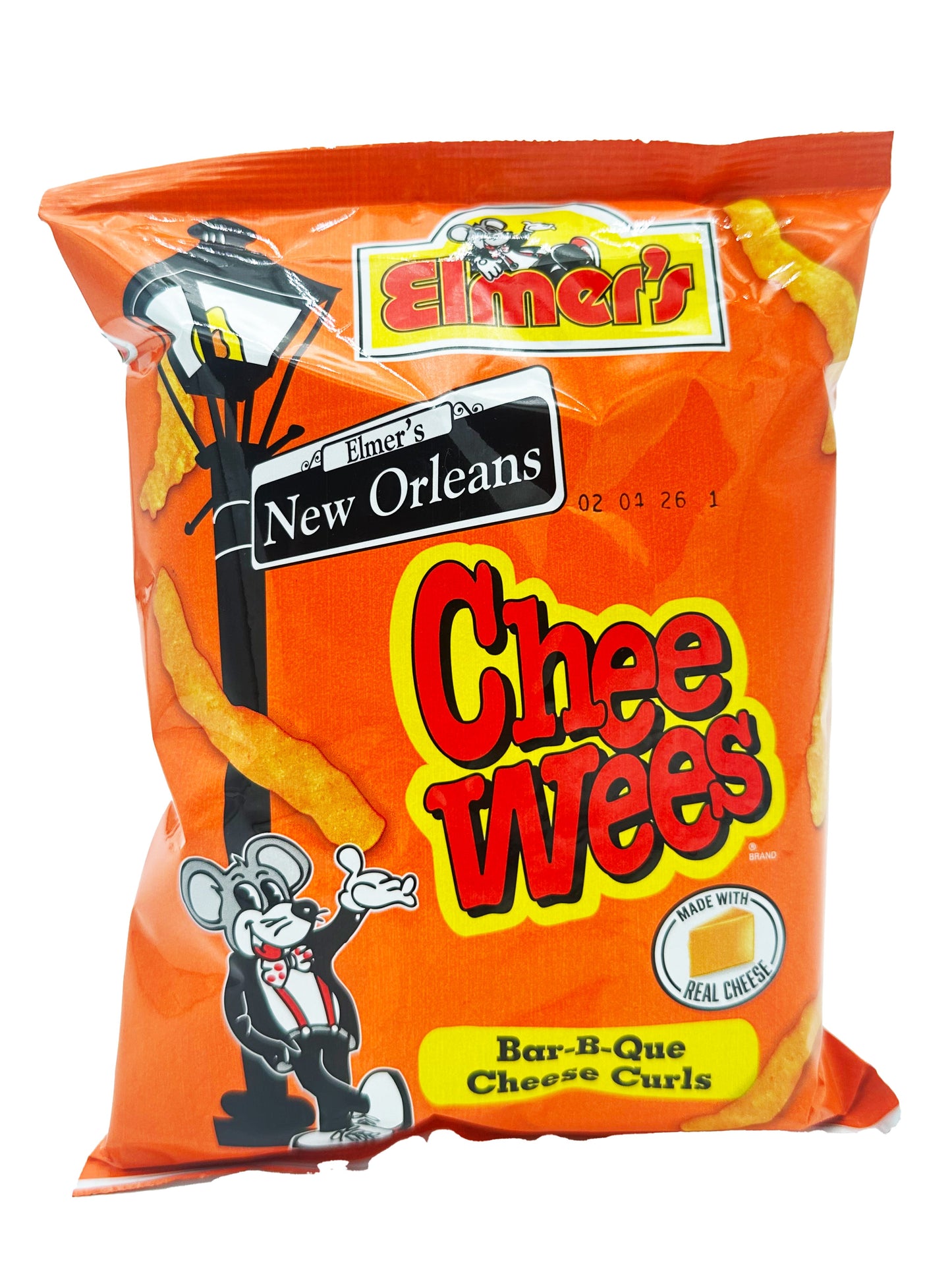 Elmer's Chee Wees BBQ Cheese Curls