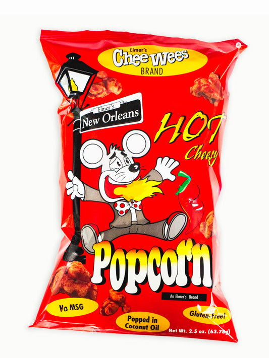 Elmer's Chee Wees Hot & Spicy Cheesy Popcorn