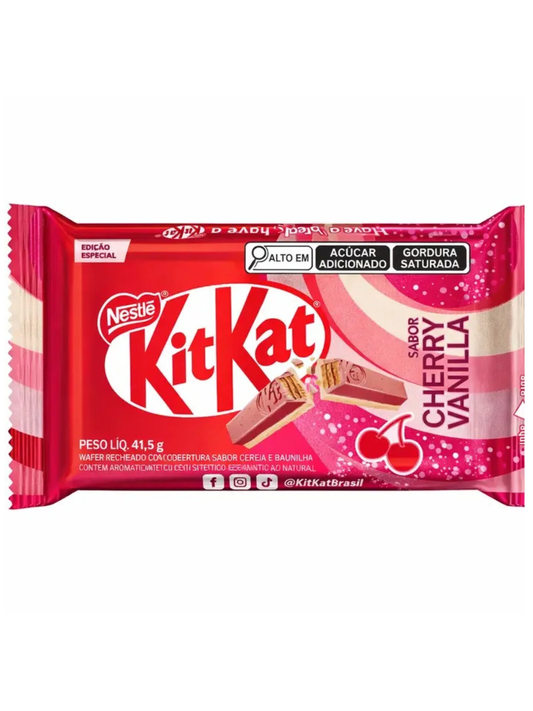 Kit Kat Sabor Cherry Vanilla