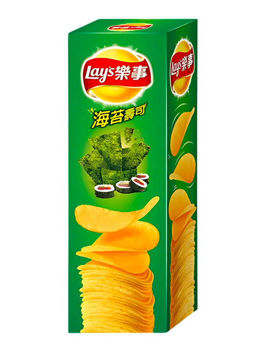 Lay's Stax Seaweed Sushi