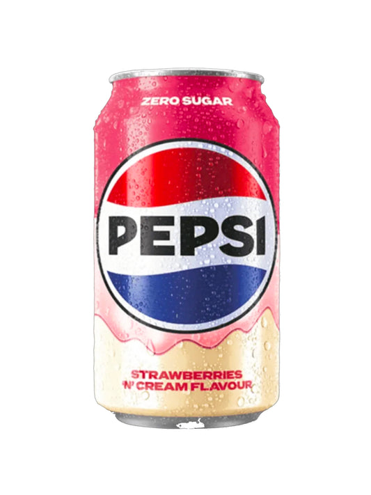 Pepsi Strawberry Milkshake Zero Sugar