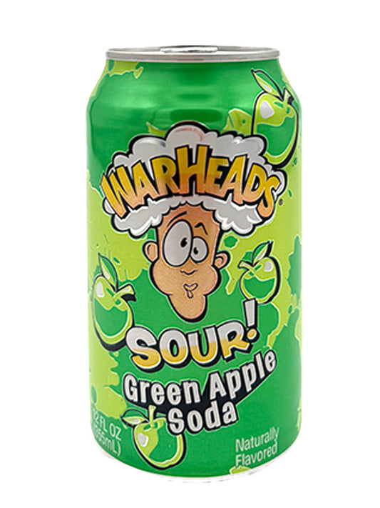 Warheads Sour Green Apple Soda