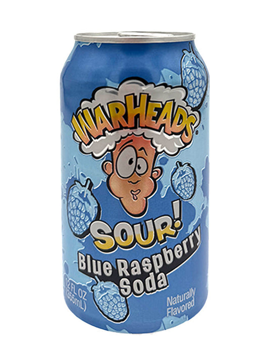 Warheads Sour Blue Raspberry Soda